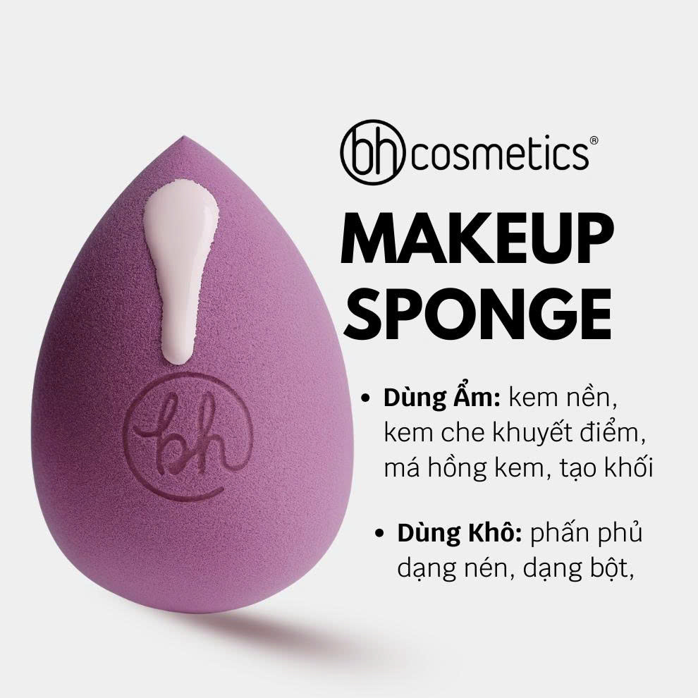 Mút BH Cosmetics Giọt Nước Miracle Complexion BHM005 Size L - Tán Nền/Má Hồng Kem/Che Khuyết Điểm